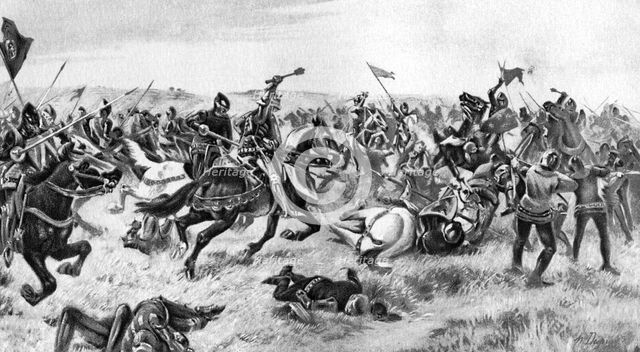 The Battle of Agincourt, 25 October 1415, (1910). Artist: Unknown