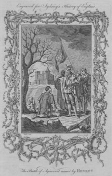 The Battle of Agincourt named by Henry V 1773. Creator: Charles Grignion