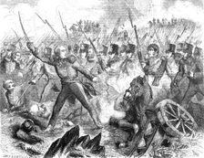 The Battle of Alma: General Brown leading on the 23rd Regiment to the Russian Batteries 1854. Creator: Unknown