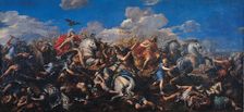 The Battle of Alexander Versus Darius, 1644-1655. Artist: Cortona, Pietro da (1596-1669)