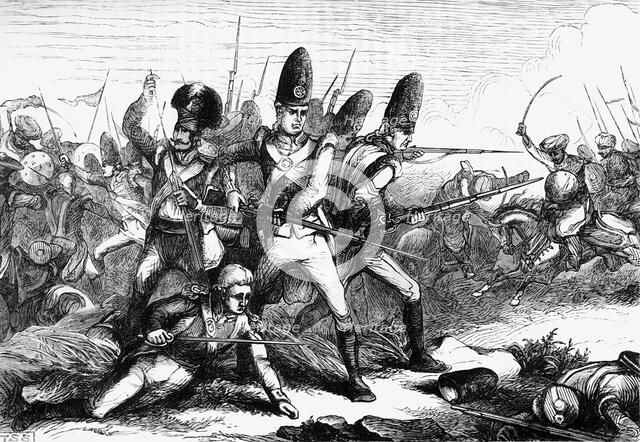 'The Battle of Arass: The Grenadiers at Bay', c1891. Creator: James Grant.