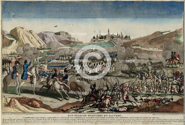 The Battle of Bautzen, 1813. Artist: Anonymous  