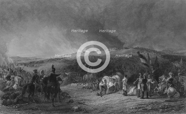 'The Battle of Borodino', 1812, (1829), (1850).  Creator: James Baylis Allen.