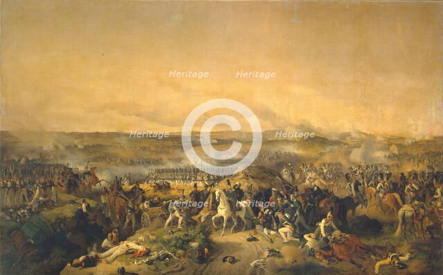 The Battle of Borodino on August 26, 1812, 1843. Artist: Hess, Peter von (1792–1871)