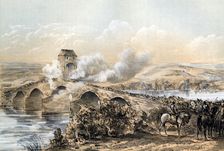 The Battle of Bothwell Bridge 1679 (19th century).Artist: Robertson