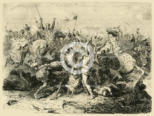 'The Battle of Bouvines', (1214), 1890.   Creator: Unknown.