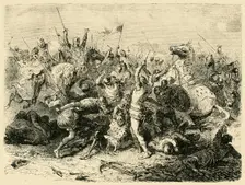 The Battle of Bouvines (1214), 1890. Creator: Unknown