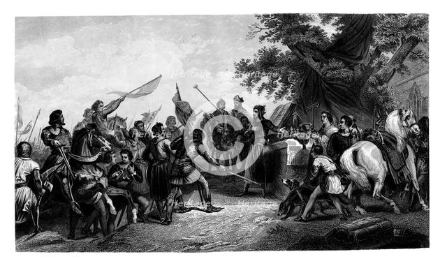 The Battle of Bouvines, 27 July 1214, (1875).  Creator: CH Jeens.