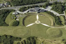 The Battle of Britain Memorial, Capel-le-Ferne, Kent, 2024. Creator: Damian Grady