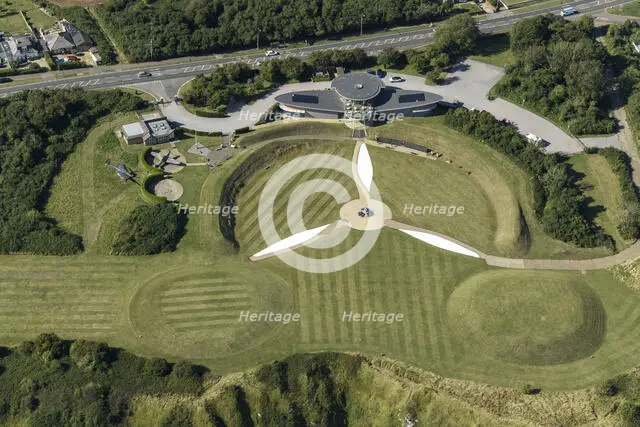 The Battle of Britain Memorial, Capel-le-Ferne, Kent, 2024. Creator: Damian Grady.