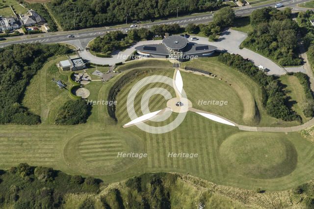 The Battle of Britain Memorial, Capel-le-Ferne, Kent, 2024. Creator: Damian Grady.