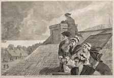 The Battle of Bunker Hill - Watching the Fight from Copp's Hill, in Boston, 1875. Creator: Winslow Homer (American, 1836-1910)