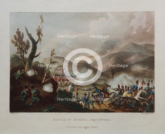 The Battle of Buçaco on September 27, 1810, 1815.