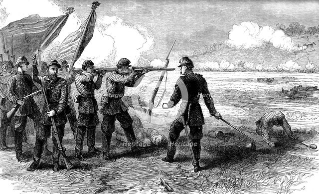The Battle of Bull Run, Virginia, 1861 (c1880). Artist: Unknown