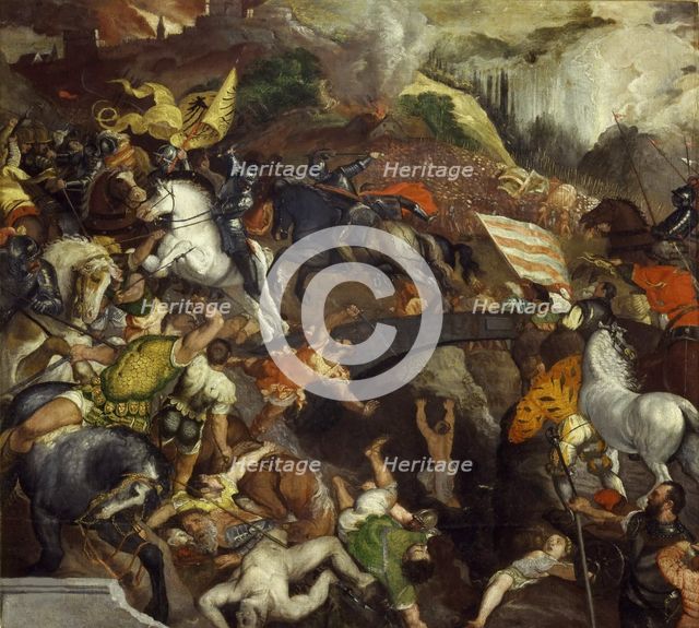 The Battle of Cadore. Creator: Titian, (after  .