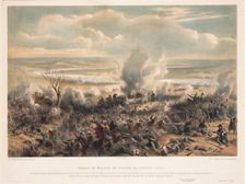 The Battle of Calafat on January 1854, 1854. Artist: Anonymous