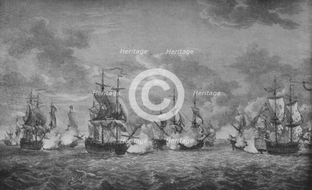 'The Battle of Cap-Français', c1760. Artist: Richard Paton.