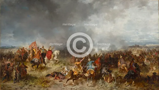 The Battle of Chocim 1621, 1867. Creator: Brandt, Jozef (1841-1915).