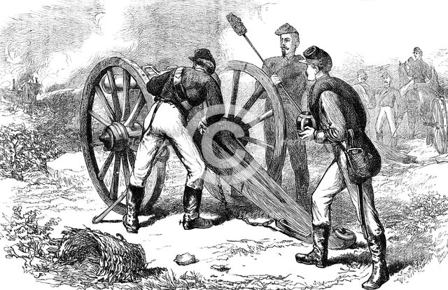 The battle of Chancellorsville, Virginia, American Civil War, 1863 (c1880). Artist: Unknown