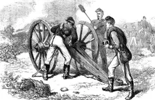 The battle of Chancellorsville, Virginia, American Civil War, 1863 (c1880)