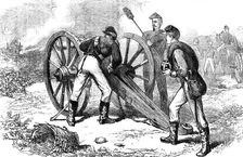 The battle of Chancellorsville, Virginia, American Civil War, 1863 (c1880)