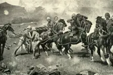 The Battle of Colenso - The Last Desperate Attempt to Save the Guns of the 14th and 66th Batteries Creator: Sidney E Paget