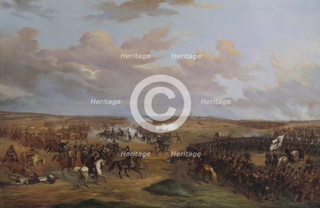 The Battle of Dennewitz, September 6, 1813, 1842. Creator: Alexander Wetterling.