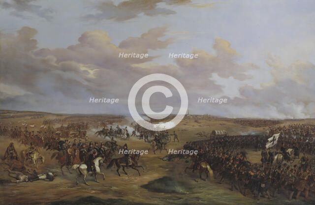 The Battle of Dennewitz, September 6, 1813, 1842. Creator: Alexander Wetterling.