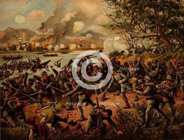The Battle of Drina. Artist: Anonymous 