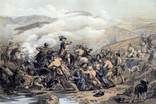 The Battle of Drumclog 1679 (19th century).Artist: George Harvey