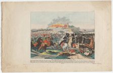 The Battle of Eckau on 19 July 1812. Artist: Campe, August Friedrich Andreas (1777-1846)