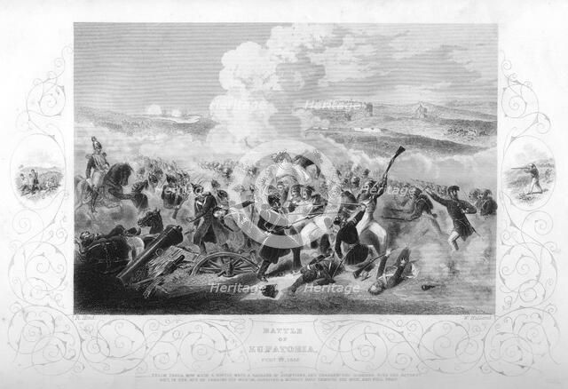 The Battle of Eupatoria during the Crimean War, 1855 (1857).Artist: W Hulland