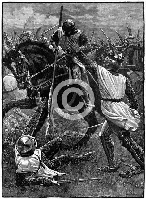 The Battle of Evesham, 4 August 1265, (c1880). Artist: Unknown