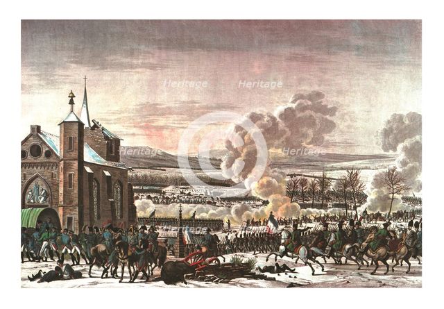 The Battle of Eylau, 9 February 1807, (c1850). Artist: Edme Bovinet.