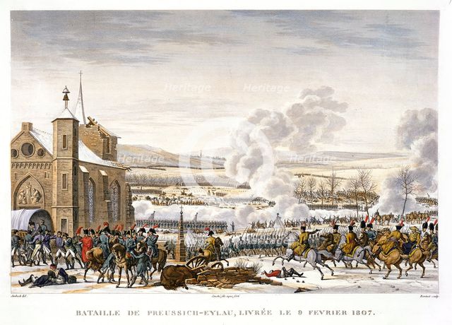 The Battle of Eylau, Germany, 9th February 1807. Creator: Edme Bovinet.