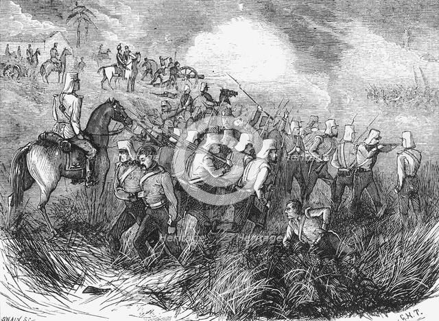 'The Battle of Ferozeshah', c1891. Creator: James Grant.