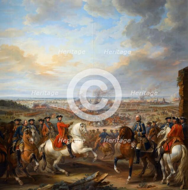 The Battle of Fontenoy, 11 May 1745. Artist: Lenfant (L'Enfant), Pierre (1704-1787)