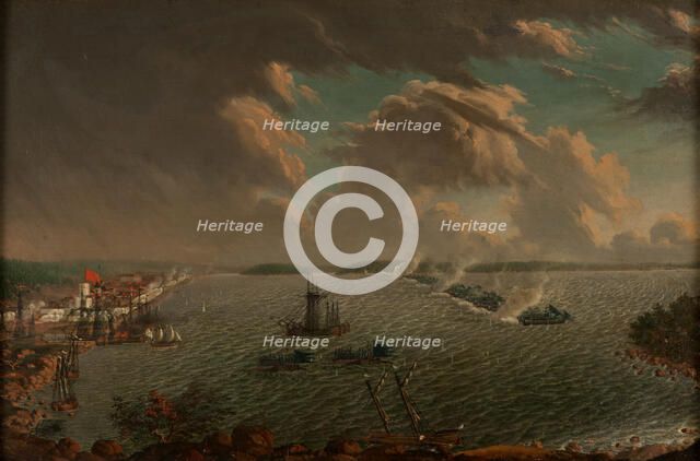The Battle of Fredrikshamn on May 1790, 1791. Creator: Schoultz, Johan Tietrich (1754-1807).