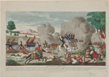 The Battle of Friedland. A Charge of the Russian Leib Guard on 14 June 1807, 1808. Artist: Naudet, Thomas Charles (1773-1810)