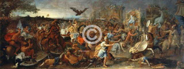 The Battle of Gaugamela in 331 BC, 1669. Creator: Le Brun, Charles (1619-1690).