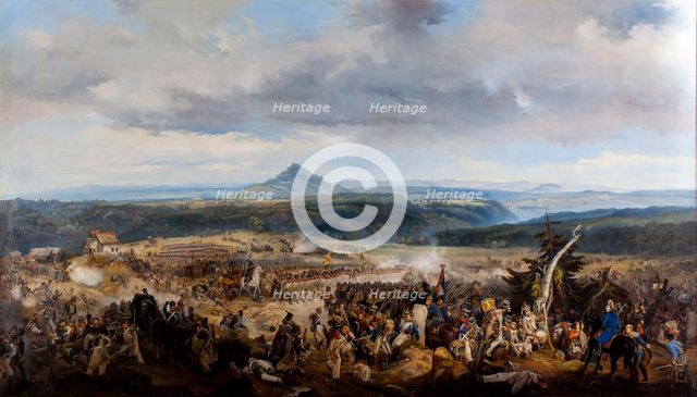 The Battle of Giesshuebel on 1813.