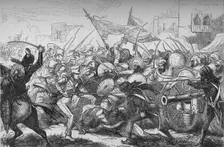 The Battle of Goojerat c1880