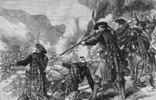 The Battle of Glenshiel 10 June 1719, (c1880)