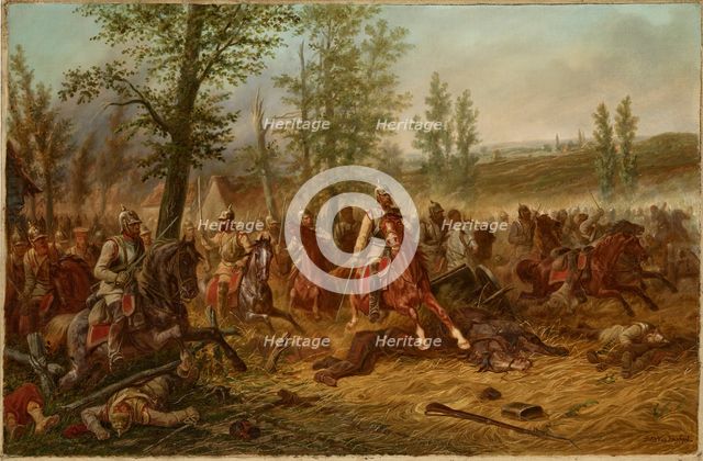 The Battle of Gravelotte. Creator: Imschoot, Jules van (1821-1884).