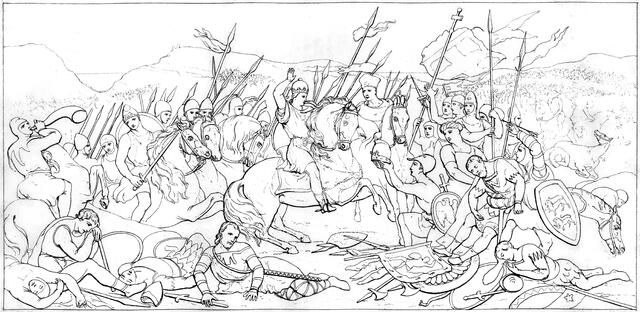 The Battle of Hastings, 1066, (1833). Artist: T Henwood