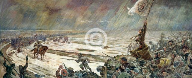 The Battle of Hemmingstedt', 20th century.  Creator: Voutta, Kurt Michael (1898-?).