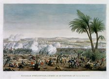 The Battle of Heliopolis, 29 Ventose, Year 8 (20 March 1800). Creator: Edme Bovinet