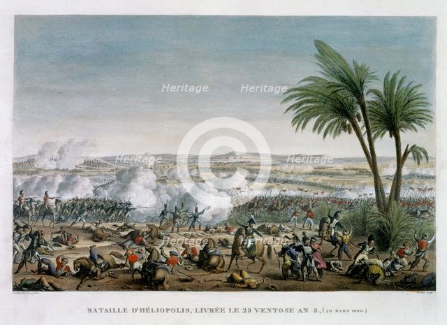 'The Battle of Heliopolis, 29 Ventose, Year 8' (20 March 1800). Creator: Edme Bovinet.
