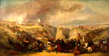The Battle of Hyderabad, 24th March 1843, by 1854. Creator: George Jones