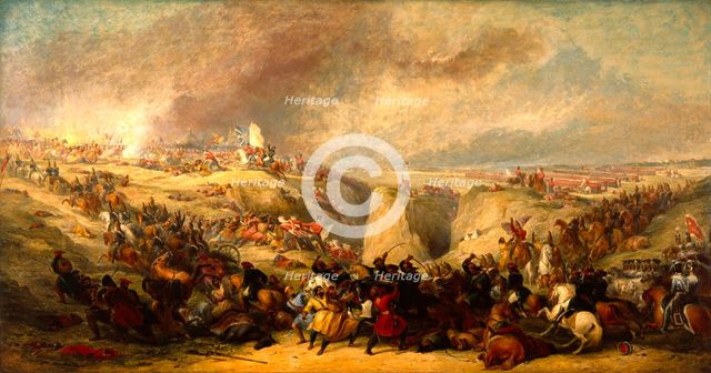 The Battle of Hyderabad, 24th March 1843, by 1854. Creator: George Jones.